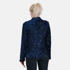 La Marey Sequin Blazer (Size L, 16 to 18) - Navy_7850635_1