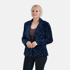 La Marey Sequin Blazer (Size L, 16 to 18) - Navy_7850635_3