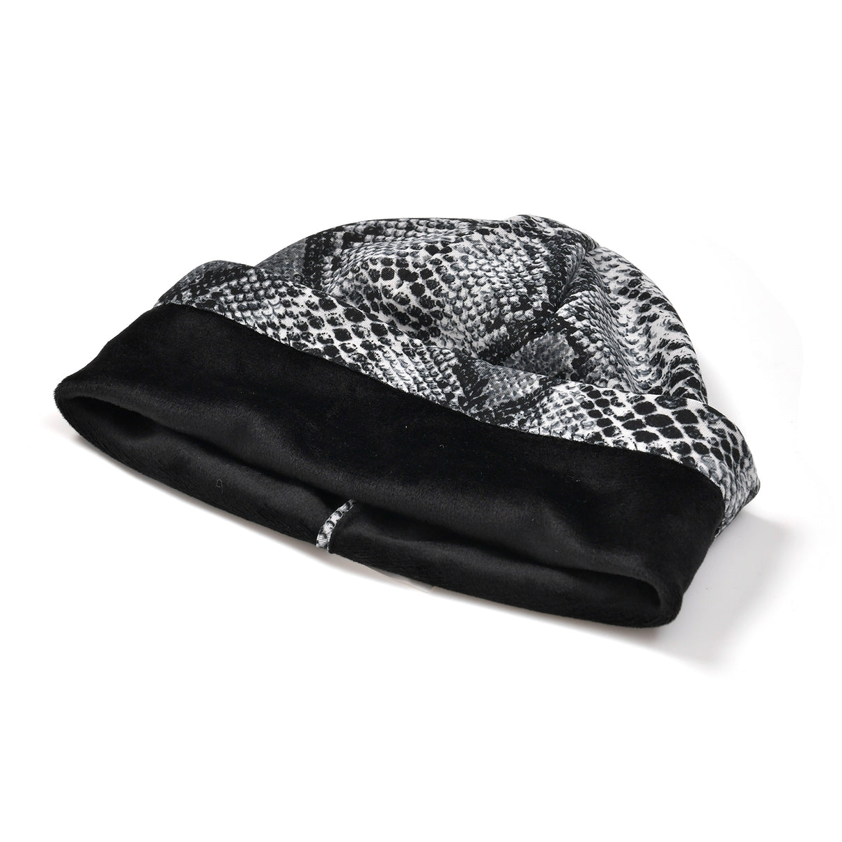 Snake Skin Pattern Beanie and Gloves Set V32514986 5