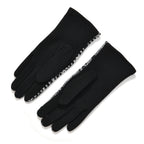 Snake Skin Print Benie Hat and Gloves Set - Grey_7850657_6