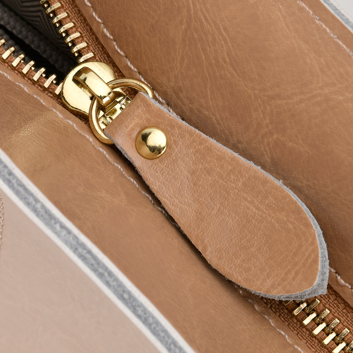 Genuine Leather Tote Bag with Multiple Compartments 7850851 5
