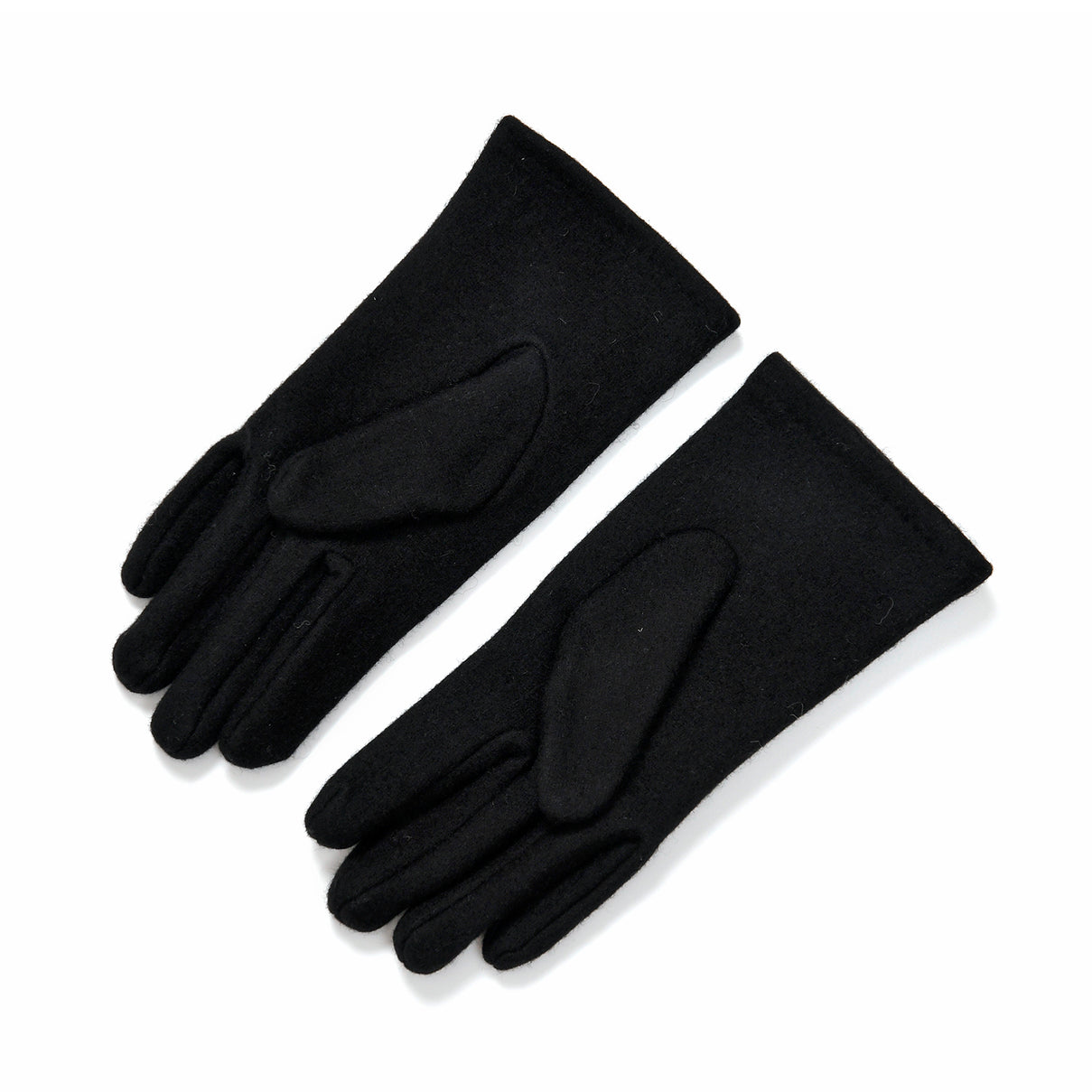 Closeout Deal - 2 Piece Set - Cashmere Diamond Pattern Hat &amp; Gloves - Black V32512814 7