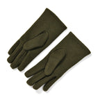 Closeout Deal - 2 Piece Set - Cashmere Diamond Pattern Hat and Gloves - Dark Green_7851196_16