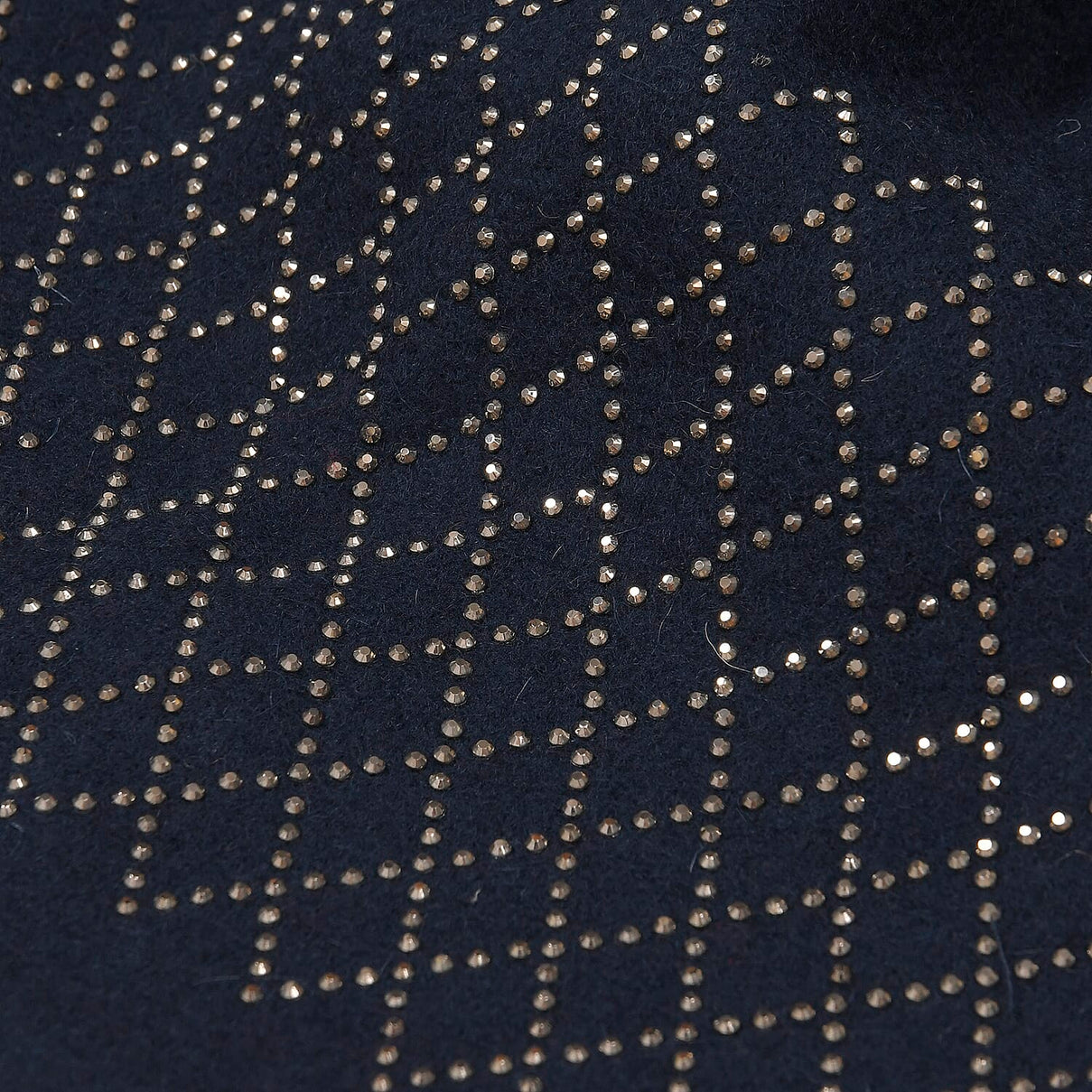 Closeout Deal - 2 Piece Set - Cashmere Diamond Pattern Hat and Gloves - Navy V32513583 11