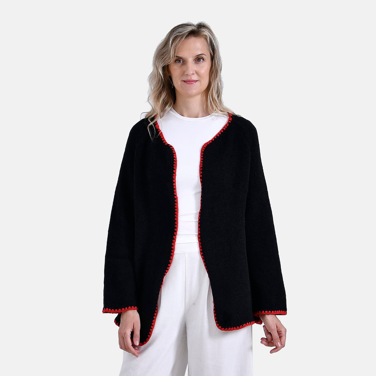 Tamsy Crew Neck Cardigan V32518090 0