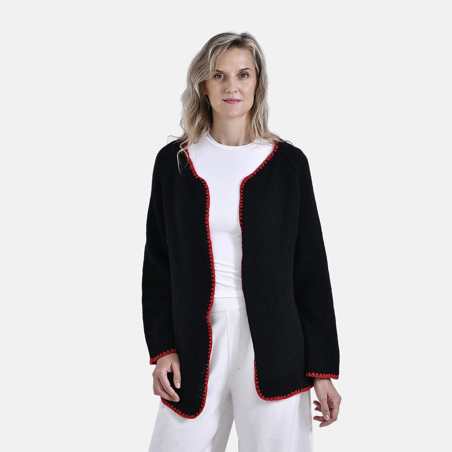 Tamsy Crew Neck Cardigan V32518090 3
