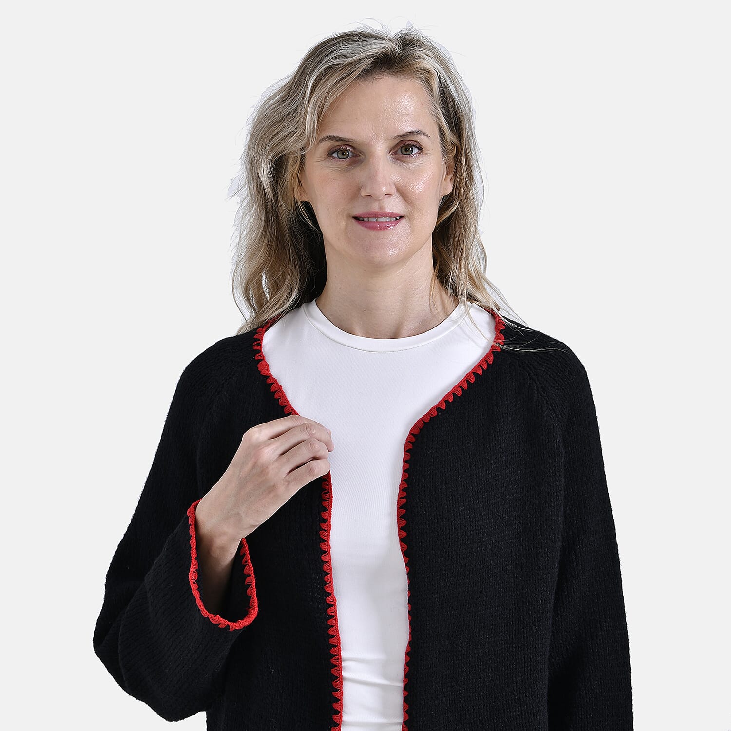 Tamsy Crew Neck Cardigan V32518090 5
