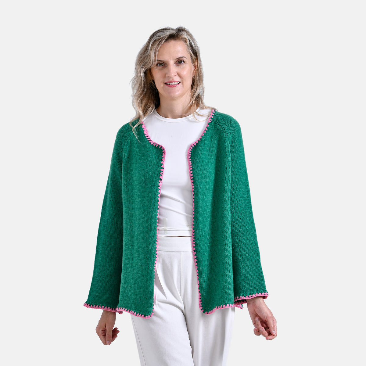 Tamsy Crew Neck Cardigan V32627930 3