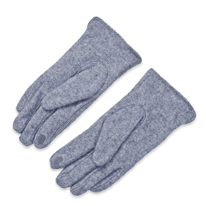 Cashmere Wool Gloves - Grey 7852791 1