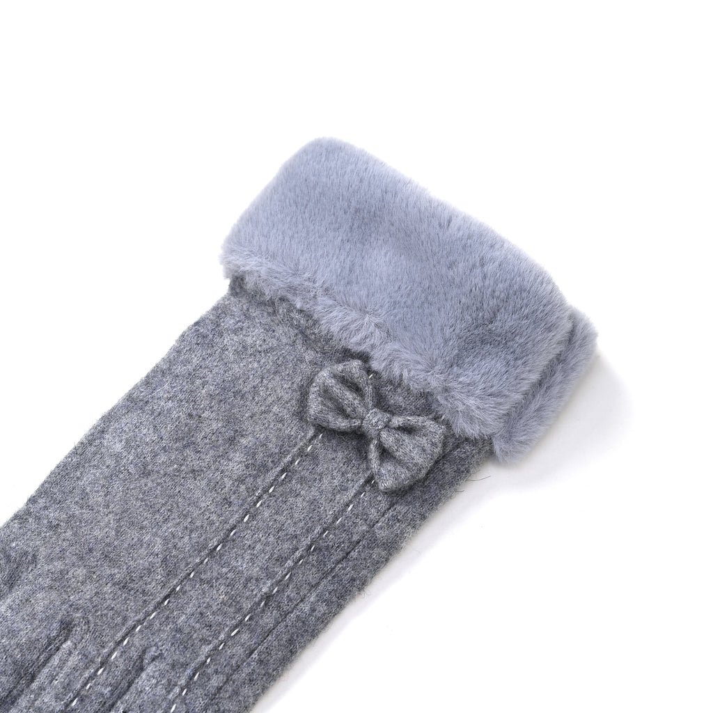 One Time Closeout - Cashmere Wool Gloves (24 x 9cm) - Grey_7852899_4