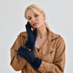 One Time Closeout - Cashmere Wool Gloves (24 x 9cm) - Navy_7852911_1