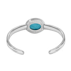One Time Closeout Deal - Set Of 7 Stones - Interchangeable Multi Gemstone Cuff Bangle (Size - 7)_7853708_4