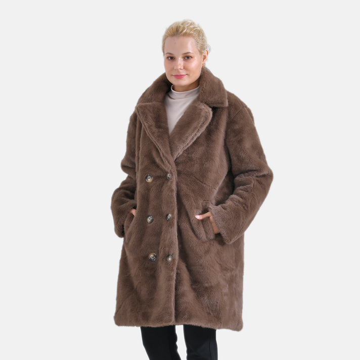 La Marey Patterned Button-Up Womens Coat 7854677 1