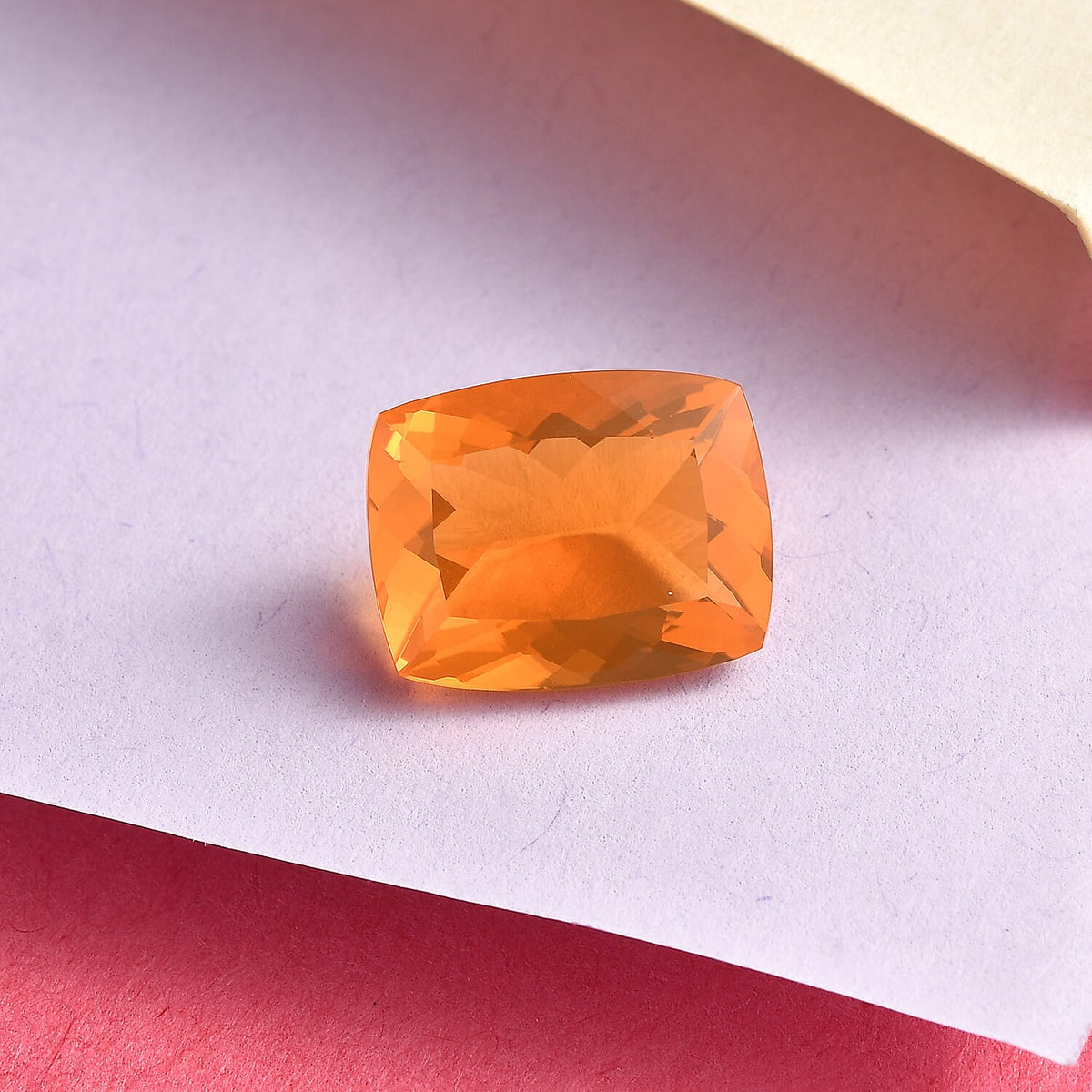 Fire Opal Loose Gemstone in Cushion Shape 7854967 2