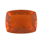 Fire Opal Cushion Size Varies