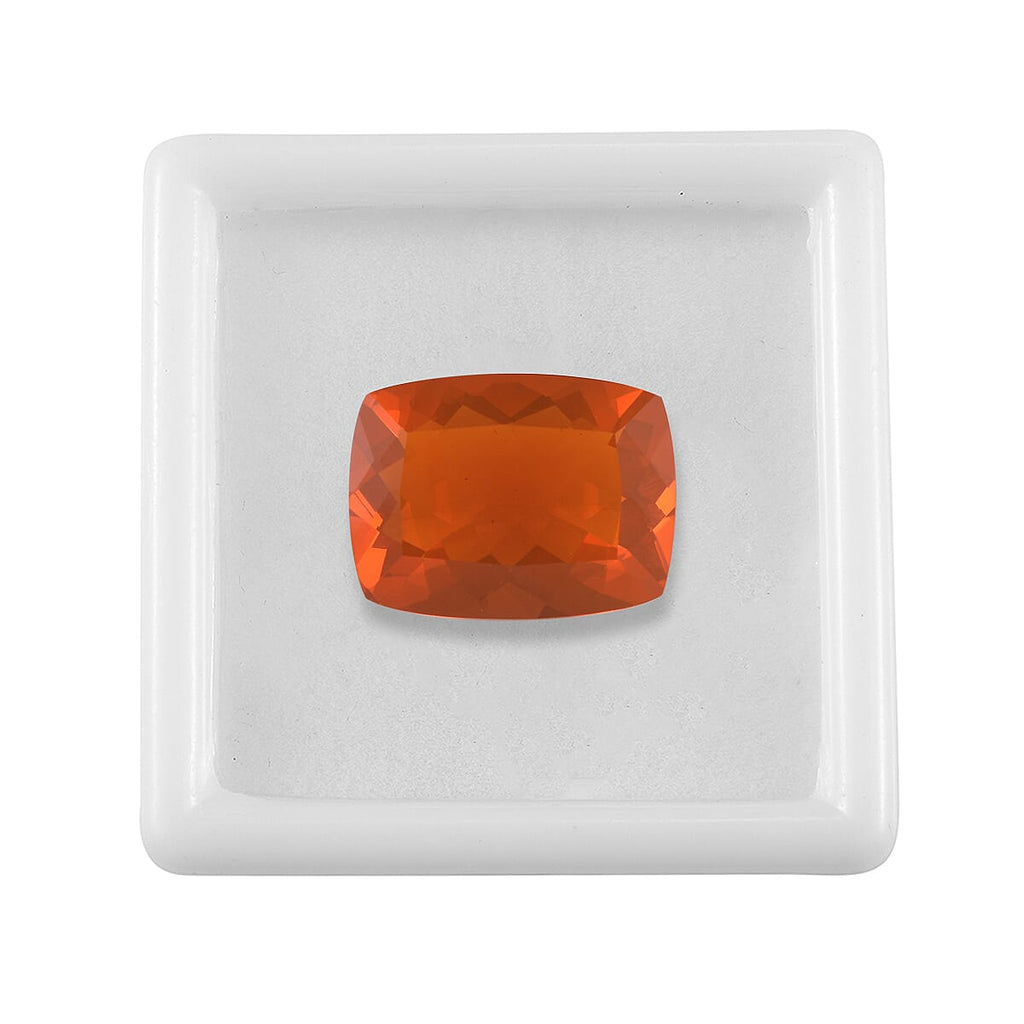Fire Opal Cushion Size Varies