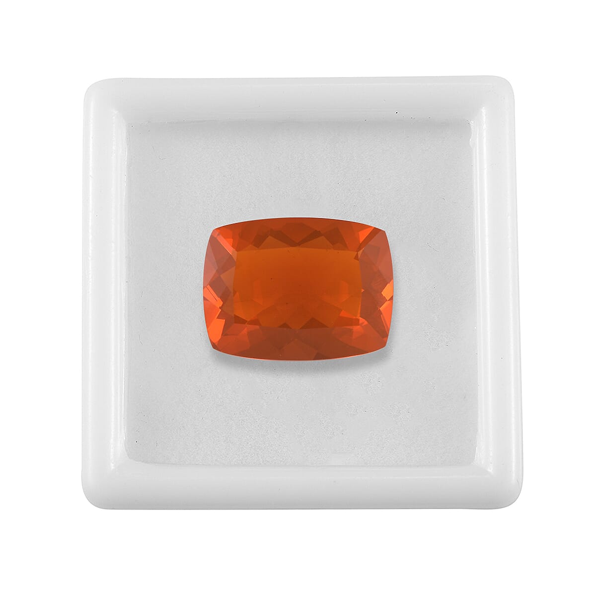 Fire Opal Loose Gemstone in Cushion Shape 7854968 4