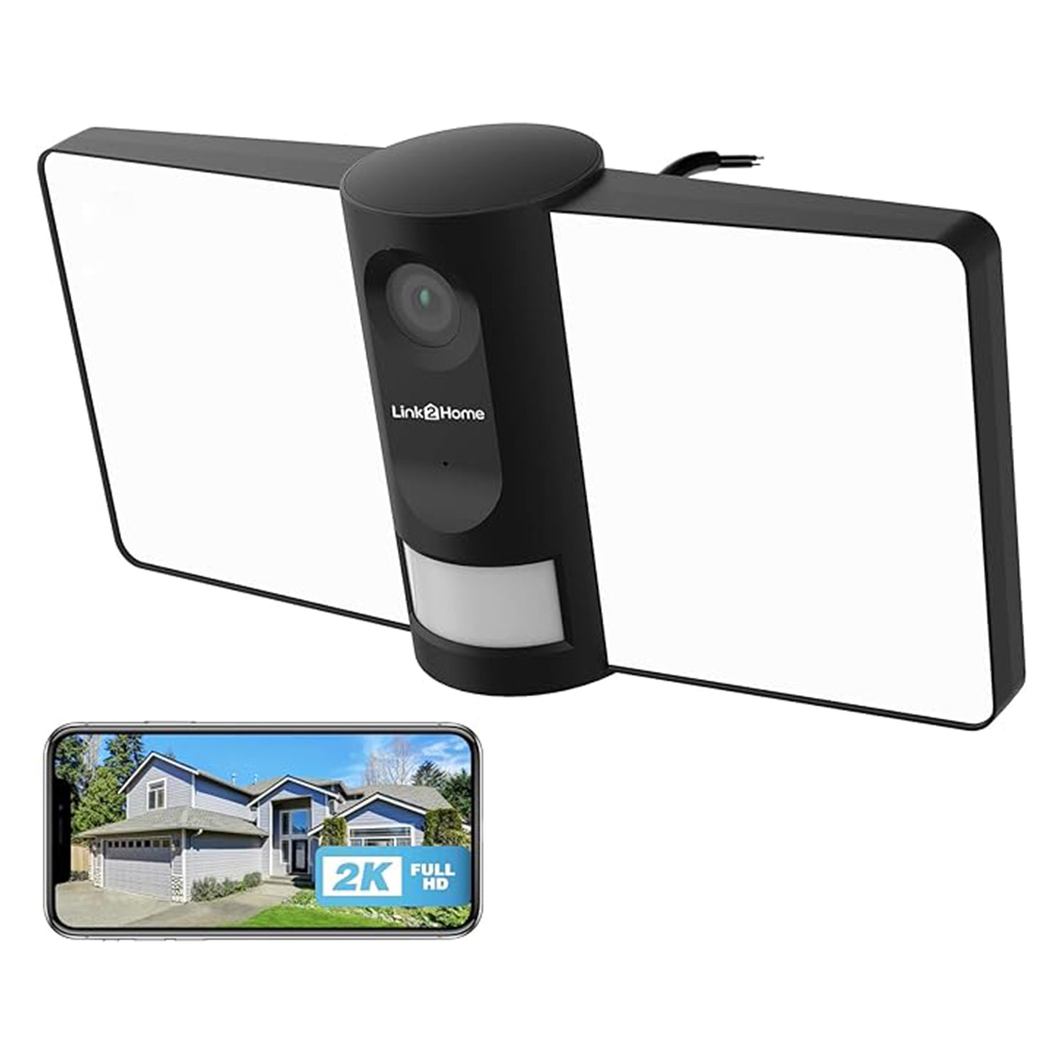 Link2Home Outdoor Floodlight Camera with PIR V32513826 0