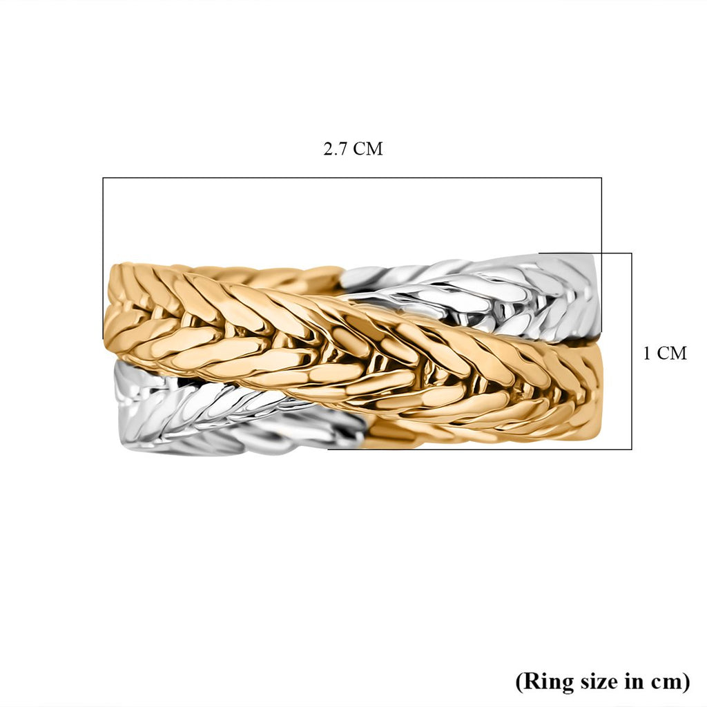 Royal Bali Collection - 22K Yellow Gold Two Tone Vermeil Plated Sterling Silver Ring_7856500_5