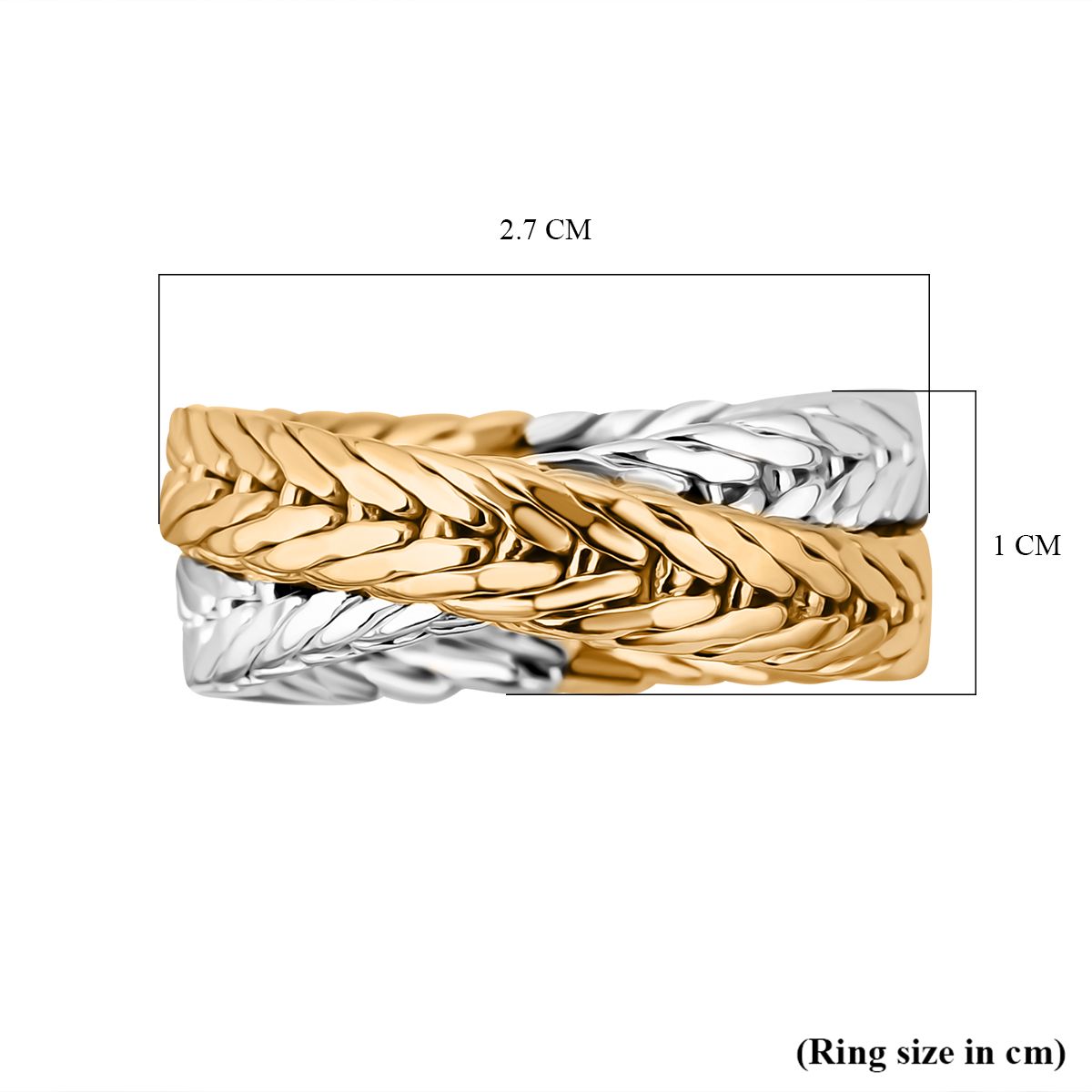 Royal Bali Collection Tulang Naga Ring in Sterling Silver with Dual Tone V32530355 5