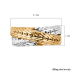 Royal Bali Collection - 22K Yellow Gold Two Tone Vermeil Plated Sterling Silver Ring_7856500_5