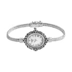 Royal Bali Collection Sterling Silver Tulangnaga Chain Bracelet Watch (Size - 7.5), Silver Wt. 15.36 Gms._7856835_3