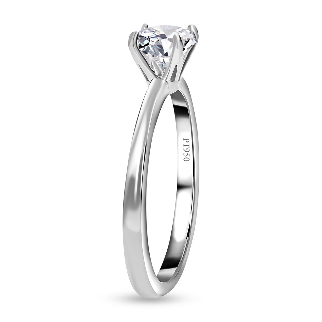 Anshu Treasure Chest Luxuriant Diamond - 950 Platinum Certified (VS/G-H) Lab Grown Diamond Ring 0.50 Ct._7857828_2