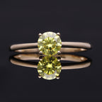 First Time Ever Luxuriant - 14K Yellow Gold SGL Certified Lab Grown Diamond (VS) Solitaire Ring 1.00 Ct._7858405_1
