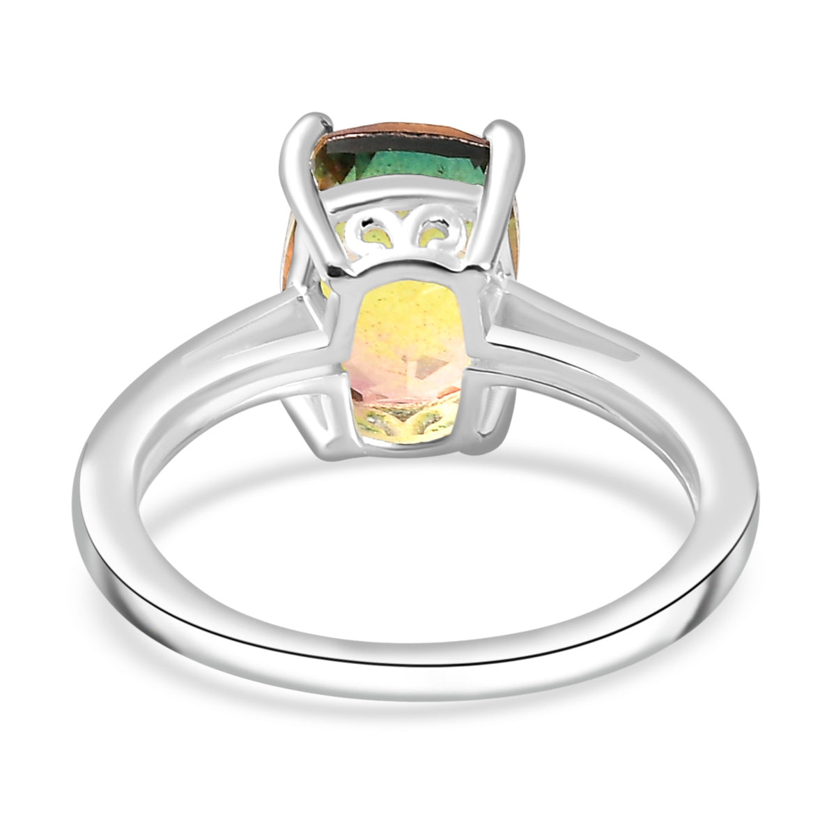 Rainbow Genesis Triplet Quartz  Ring in Sterling Silver 2.74 Ct. 7859539 4