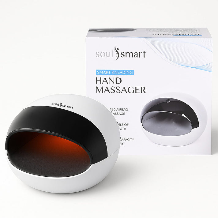 Palm Spa and Heat- SoulSmart- Vibration, Palm Spin and Heat Soothing Cordless Hand Massager 7860127 1