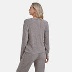 La Marey Two-piece Knitted Loungewear Set (Size 20 to 22) - Beige_7861098_1