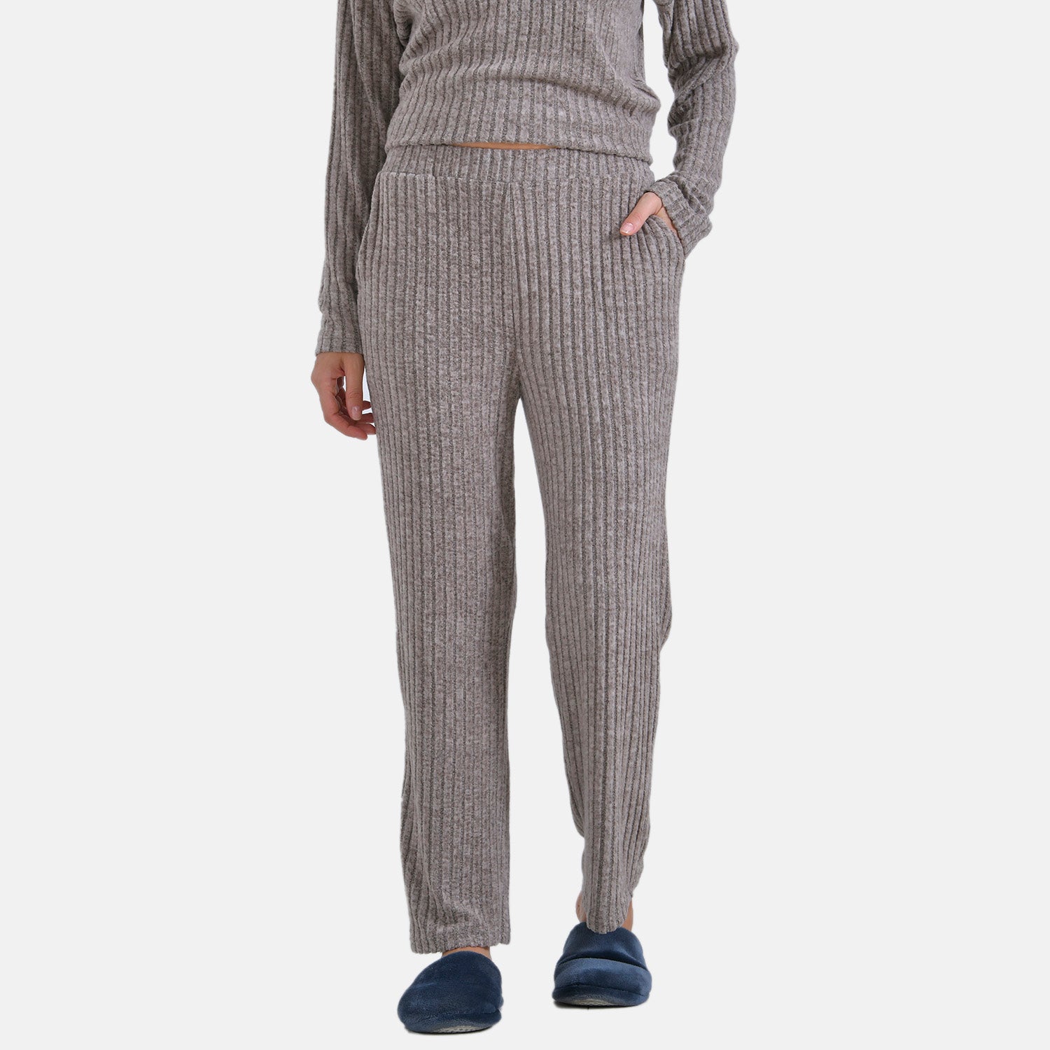 La Marey Two-Piece Knitted Loungewear Set V32516684 6
