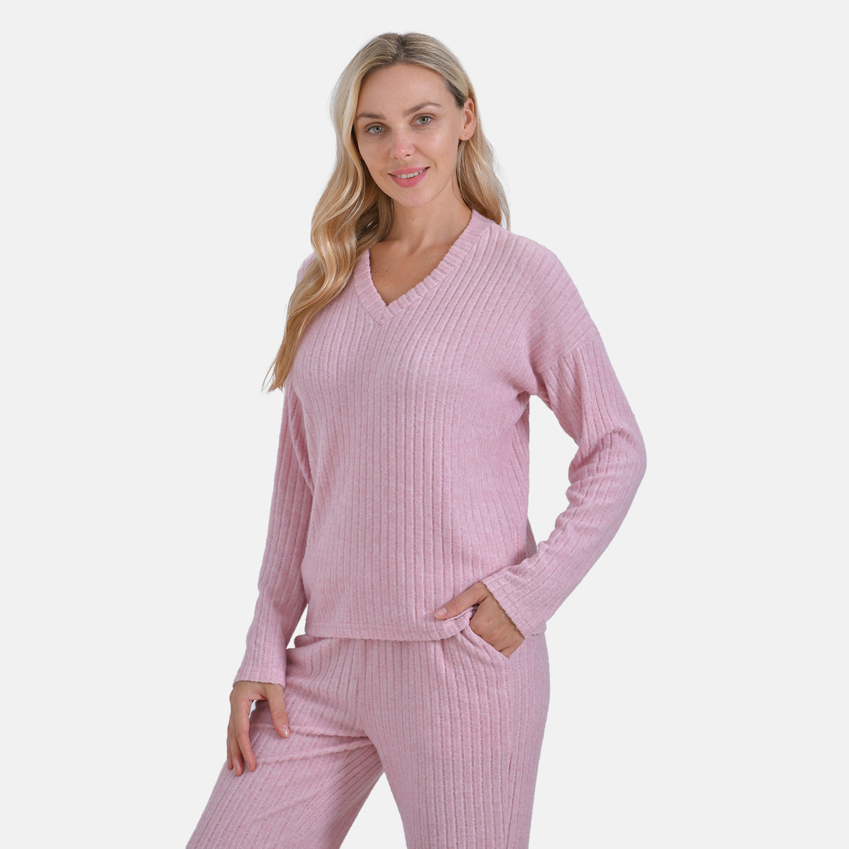 La Marey Two-Piece Knitted Loungewear Set 7861103 4