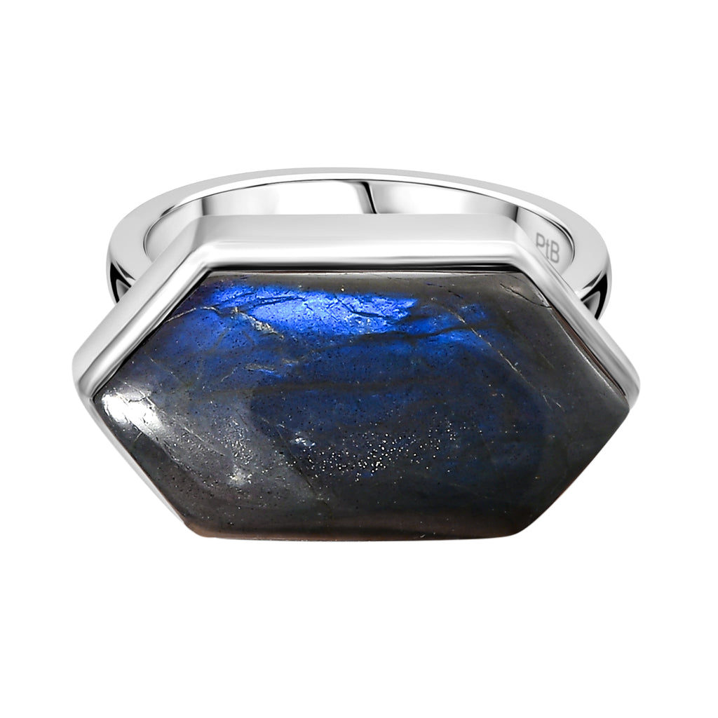 Labradorite  Fancy Ring Pure Yellow Brass  10.00 ct  11.325  Ct._7862314