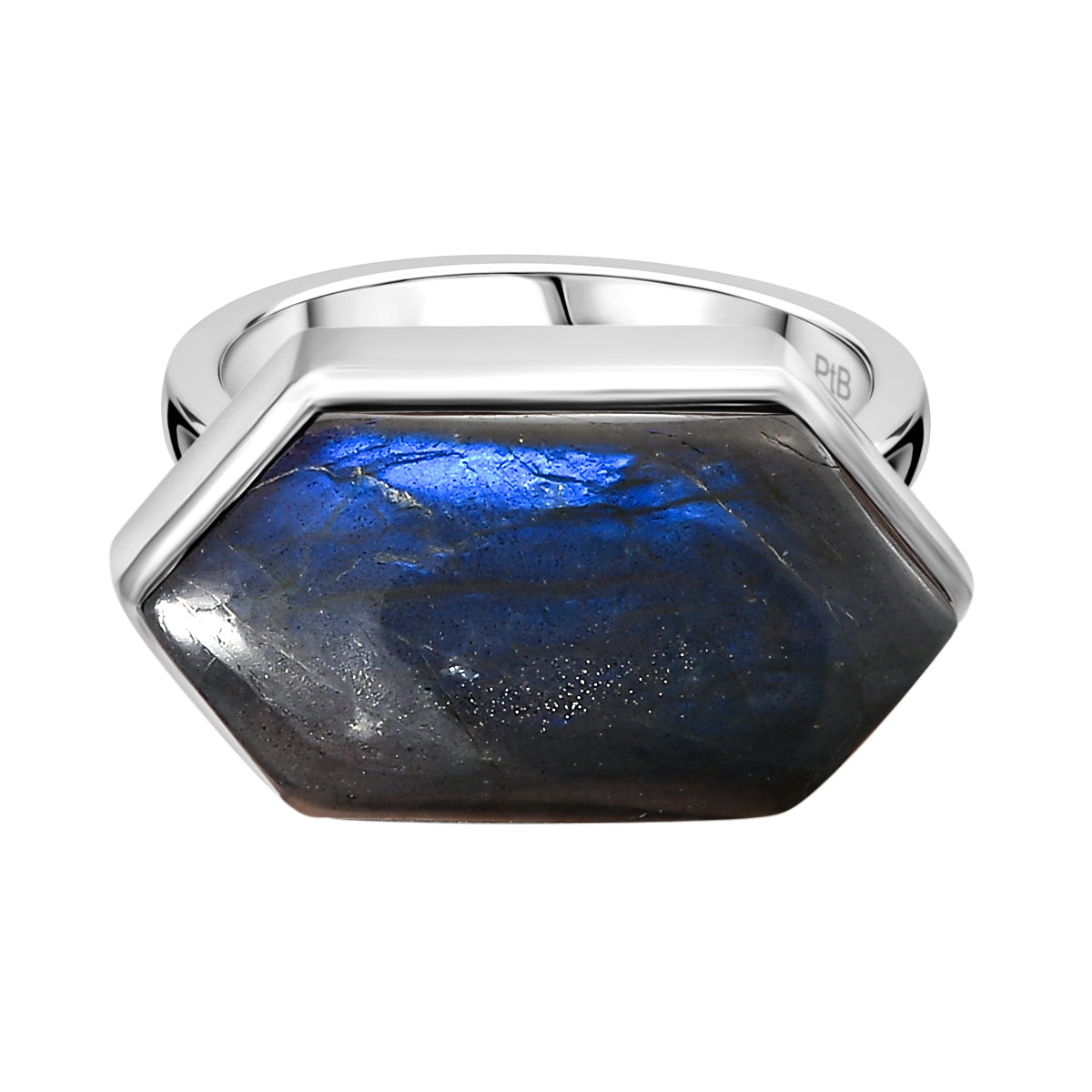 Labradorite  Fancy Ring Pure Yellow Brass  10.00 ct  11.325  Ct. 7862314 0