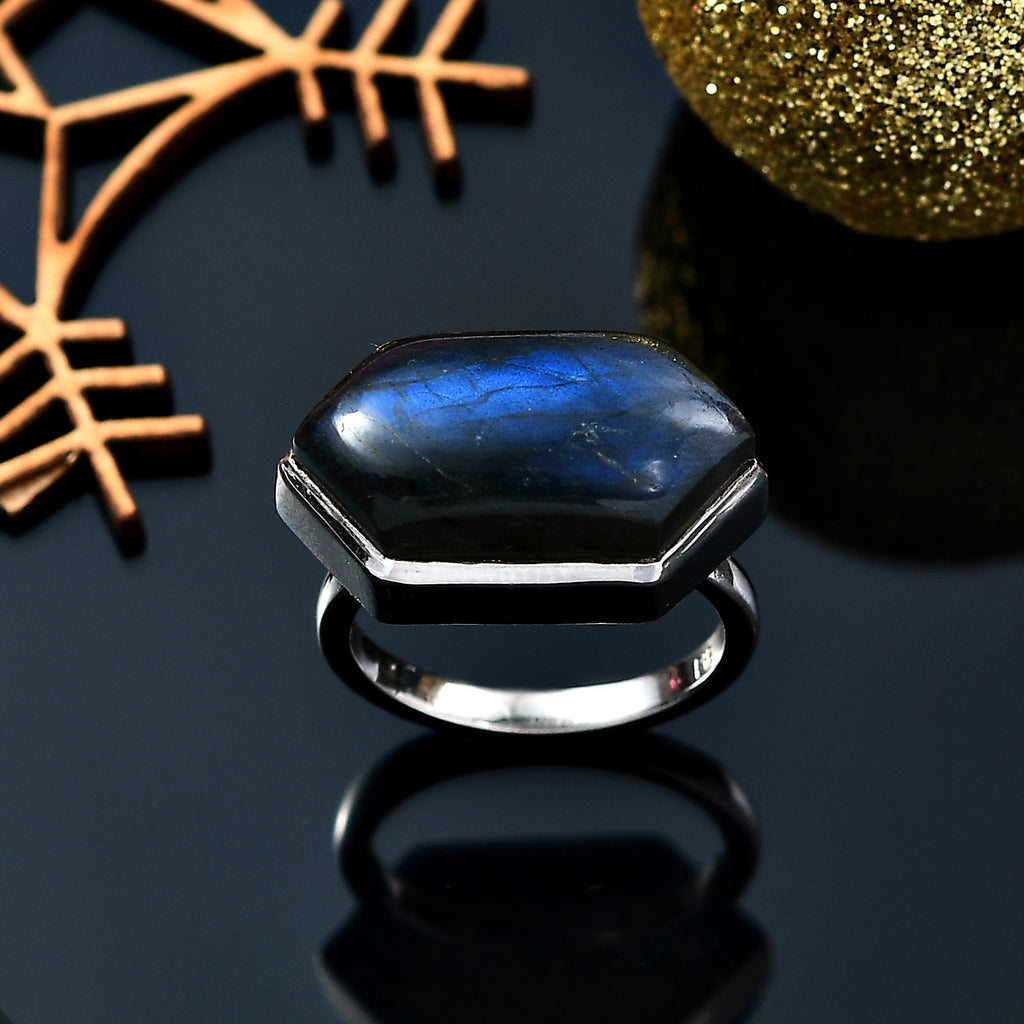 Labradorite  Fancy Ring Pure Yellow Brass  10.00 ct  11.325  Ct._7862314_1
