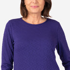 Pure And Natural Auburn Top (Size 14-16) - Purple_7863399_4