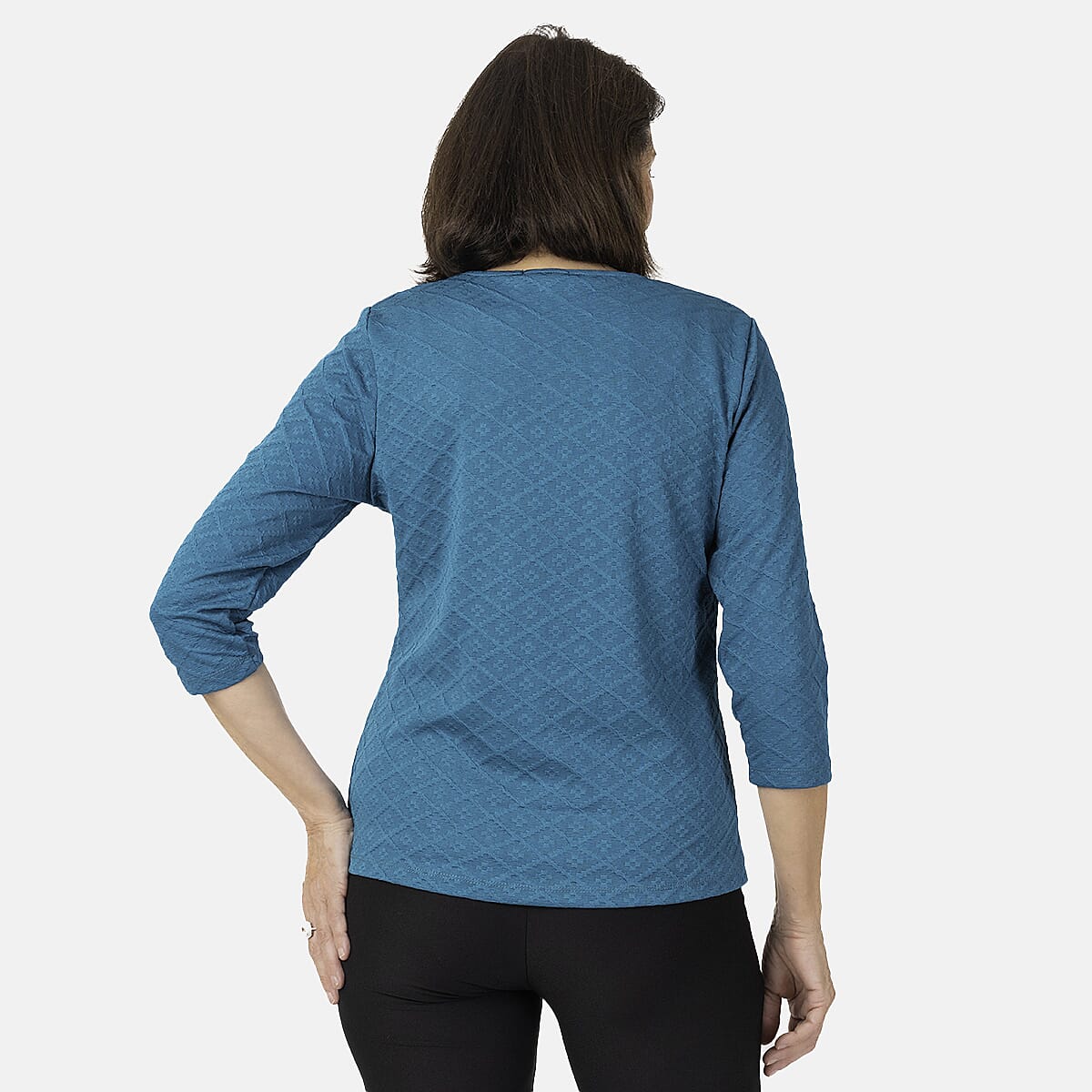 Auburn Solid Colour Blouse with Zip Detail V32526747 4