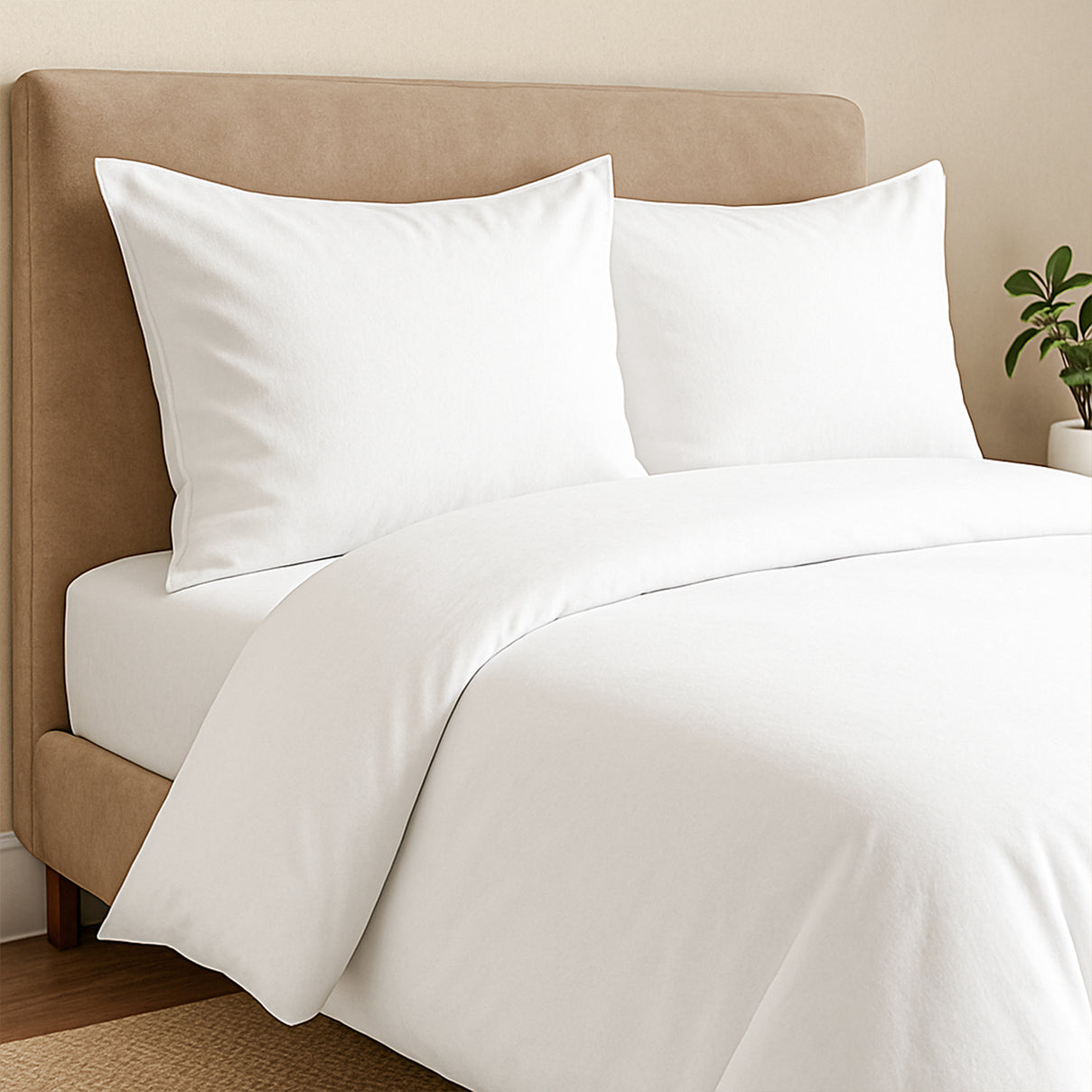 Bamboo Duvet Cover White - Single 7880261 1