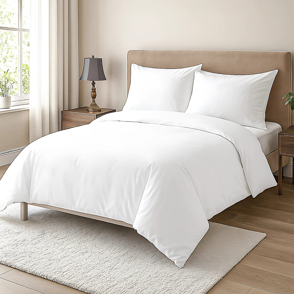 Bamboo Duvet Cover White - Single_7880261