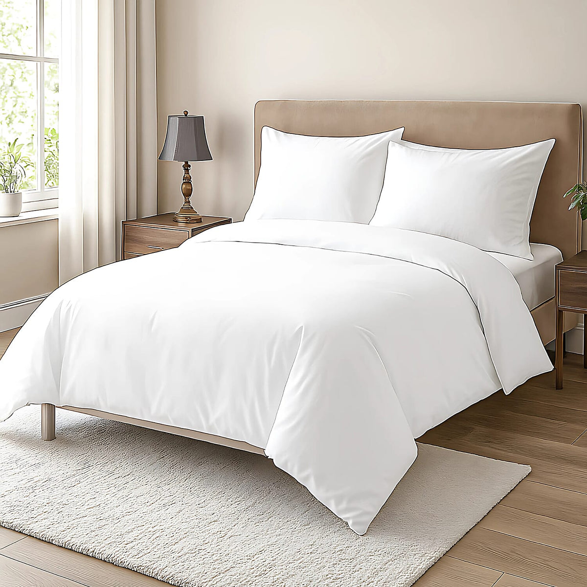 Bamboo Duvet Cover White - Single 7880261 0