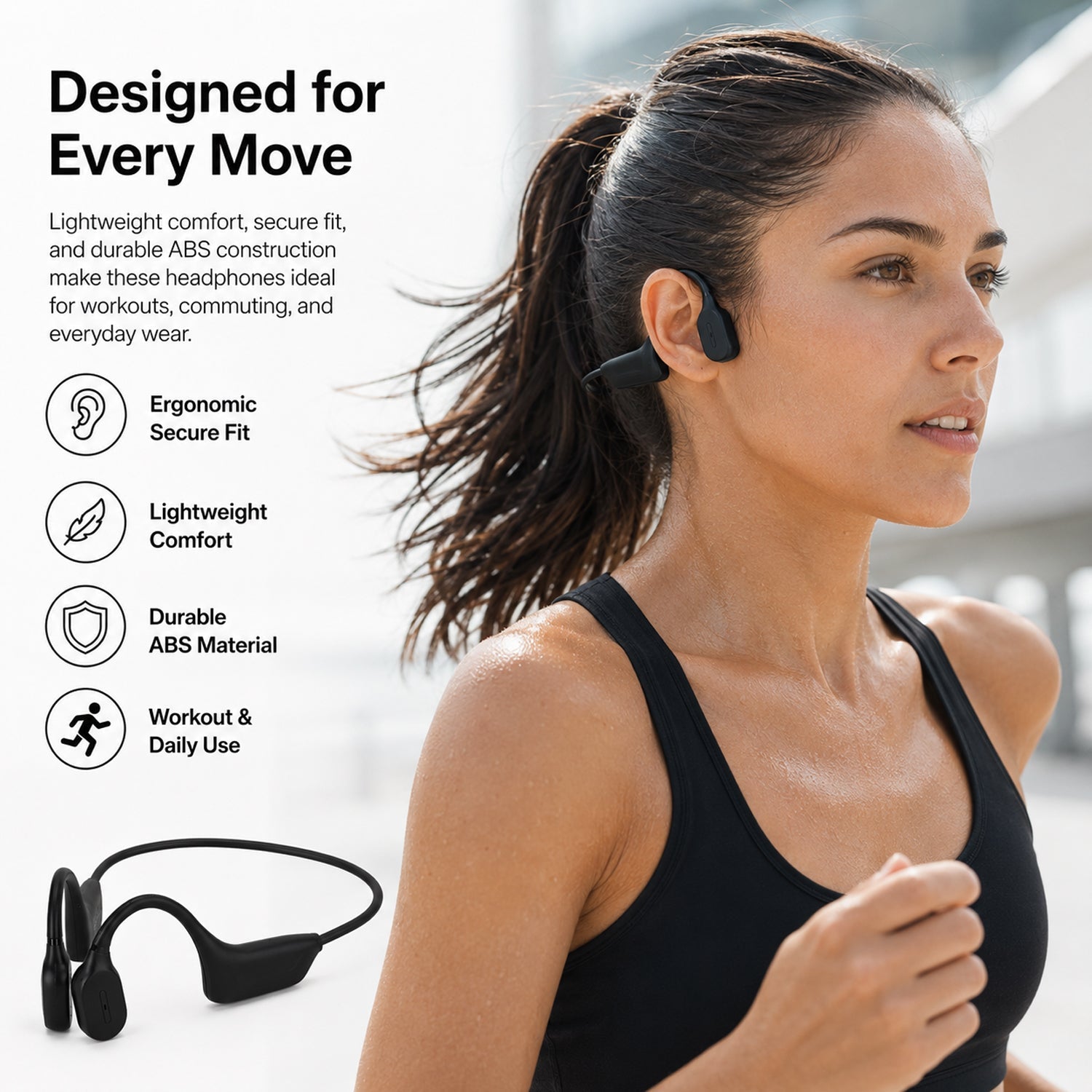 On-Ear and Over-Ear Headphone - Black V32353587 4