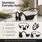 On-Ear and Over-Ear Headphone (Size 15x5 cm) - Black