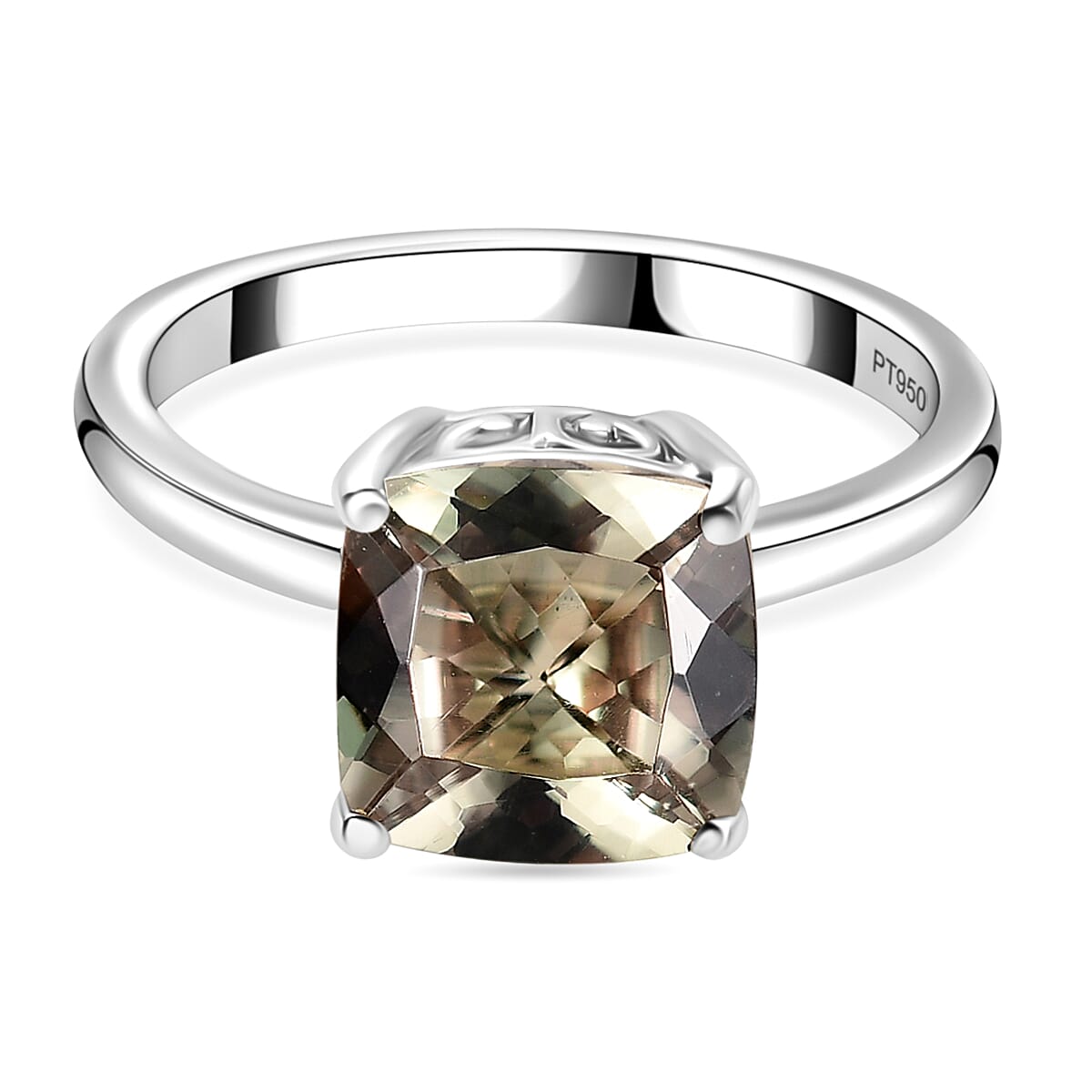 RHAPSODY 950 Platinum AAAA Turkizite Solitaire Ring 3.20 ct. 7883273 0