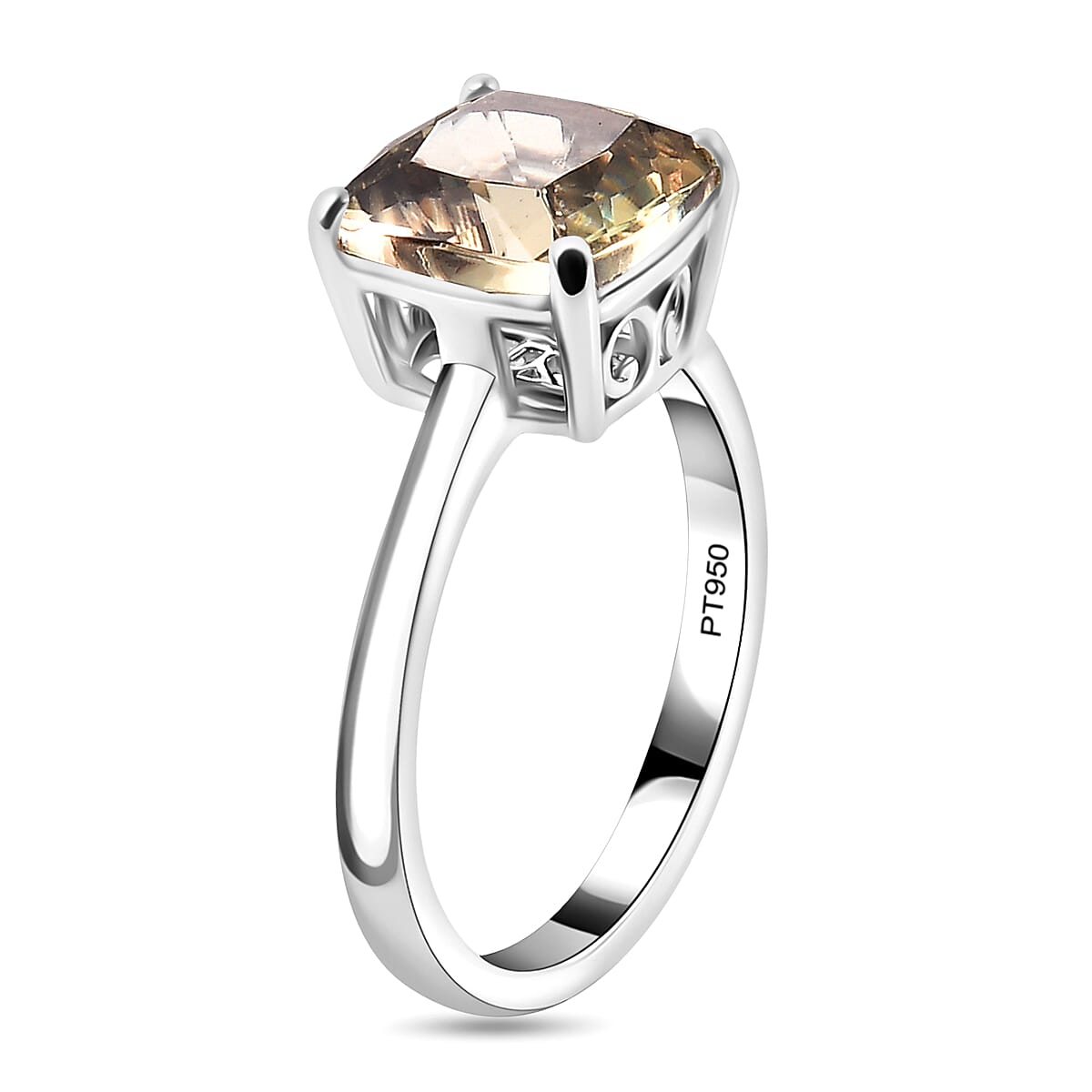RHAPSODY 950 Platinum AAAA Turkizite Solitaire Ring 3.20 ct. 7883273 3