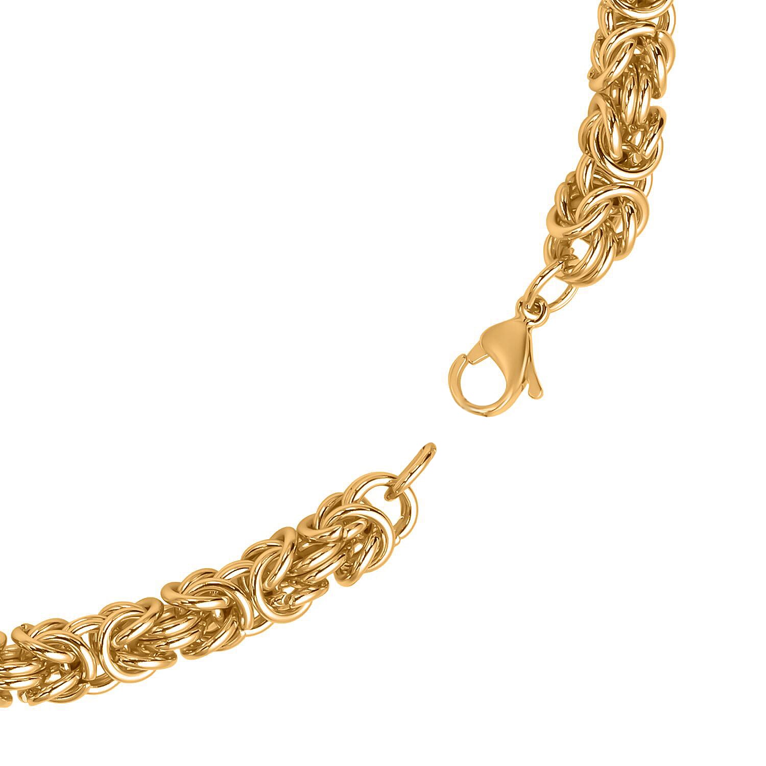 Byzantine Necklace (Size - 20) with Lobster Clasp in Yellow Tone 7885152 5