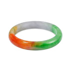 Tri Colour Chameleon Jadeite Bangle (Size 7.5) 210.00 Ct_7885202