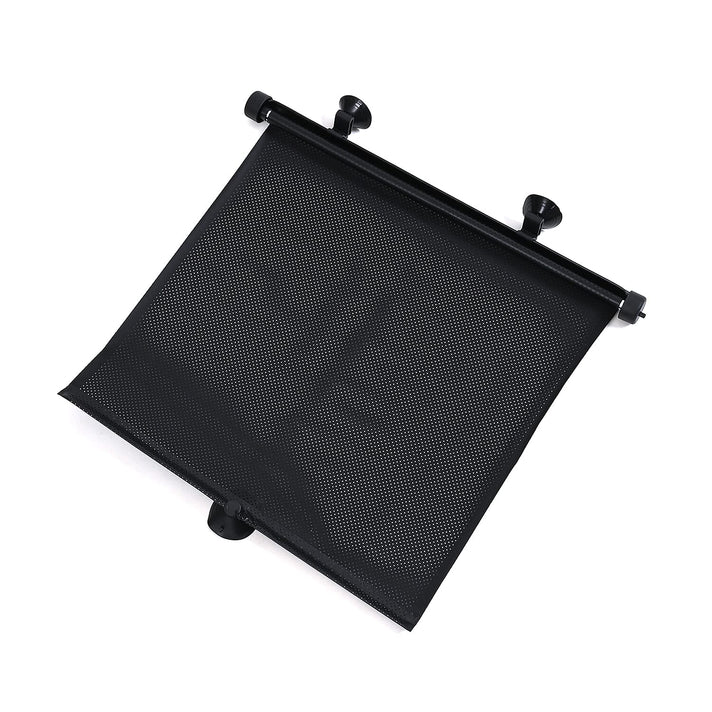 Set of 2- Foldable Car Sun Shades for Windows - Black 7891176 1