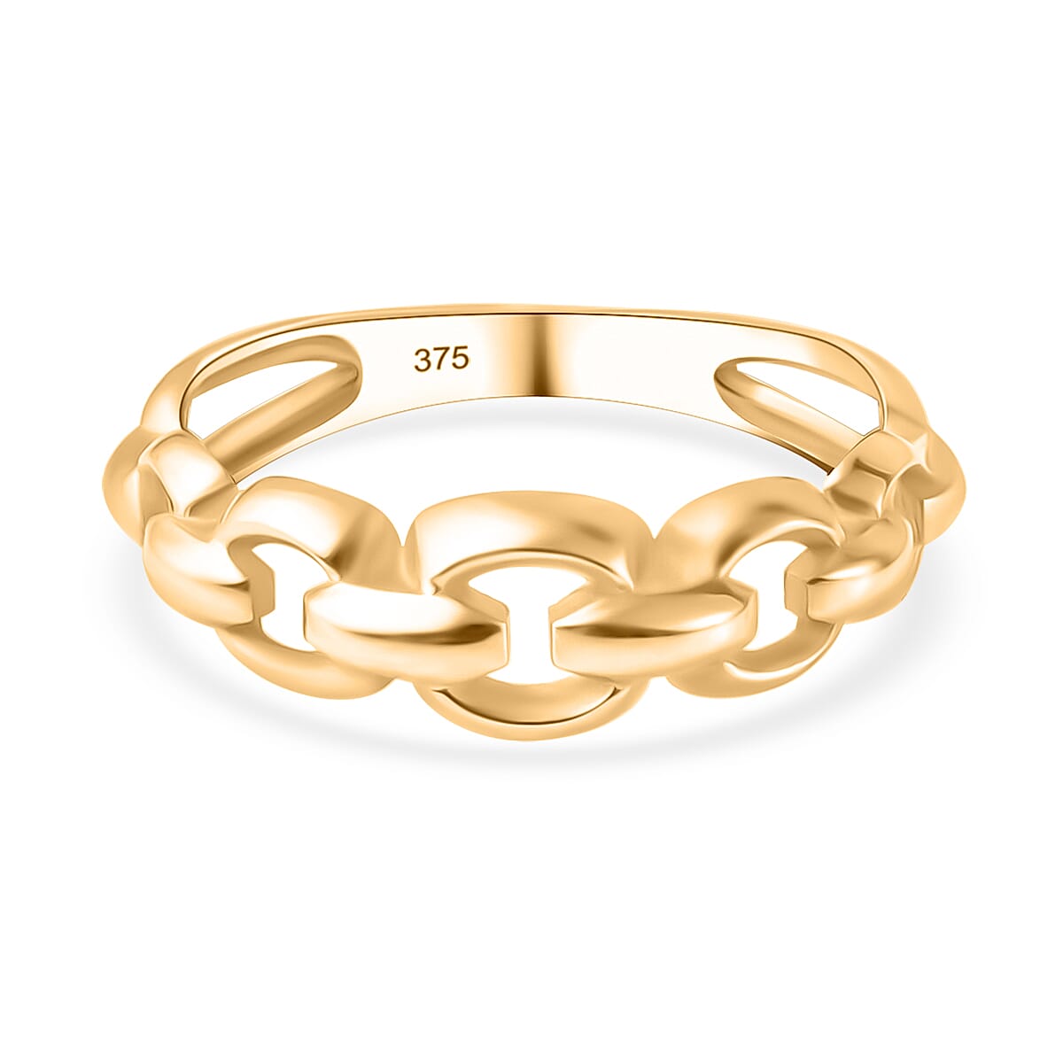 JCK Vegas Closeout Deal - 9K Yellow Gold Mariner Link Ring 7891429 0