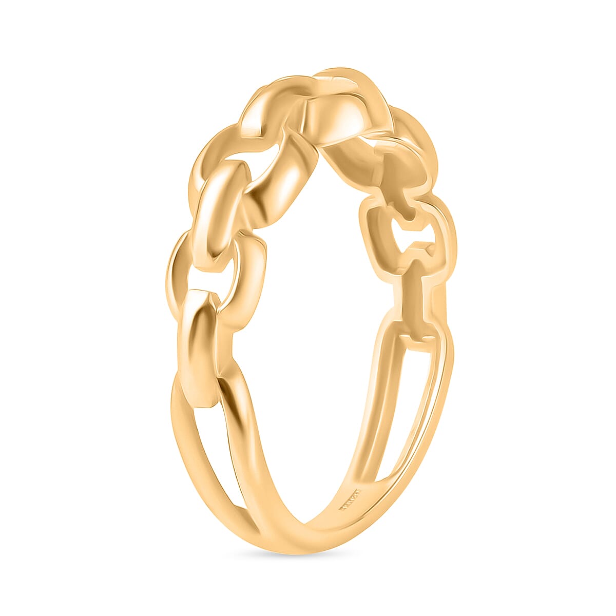 JCK Vegas Closeout Deal - 9K Yellow Gold Mariner Link Ring 7891429 2